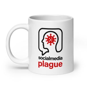 SMP White glossy mug